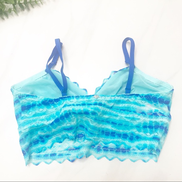 Victoria's Secret | Blue Tie Dye Lace Bra Bralette - Picture 3 of 3
